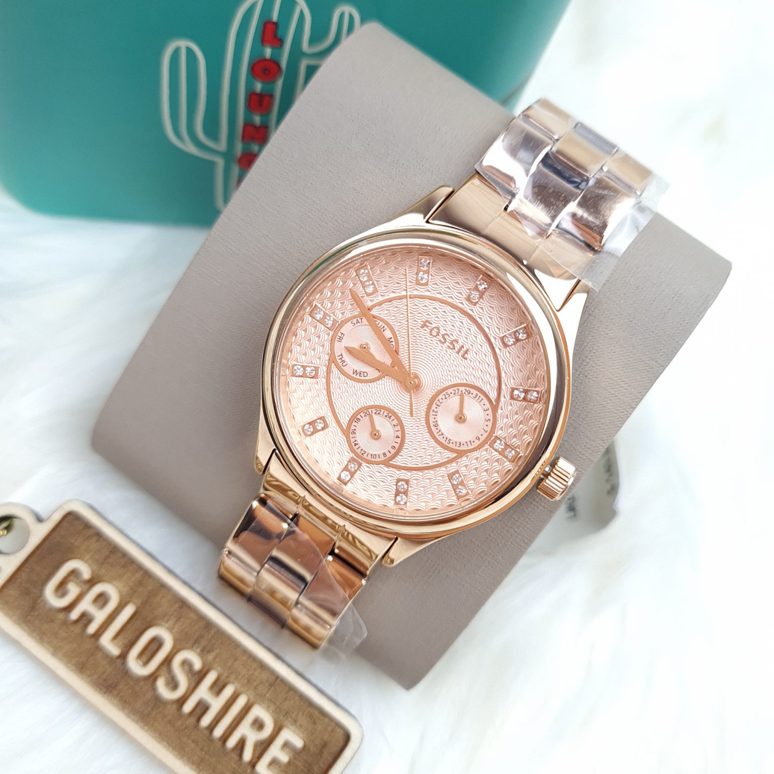 Fossil BQ1561 Modern Sophisticate Multifunction Rose Gold-Tone Modern Sophisticate Multifunction Rose Gold Tone Stainless Steel Watch
